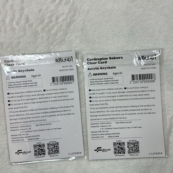 Cardcaptor Sakura Acrylic Key Chain Bag Charm Set - Picture 2 of 7